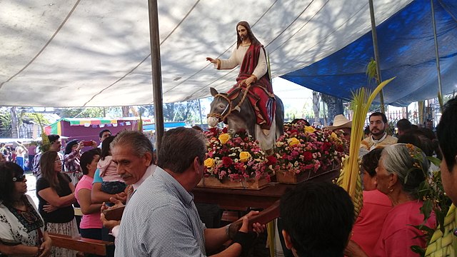 Palm Sunday procession in El Espinal, Orizaba