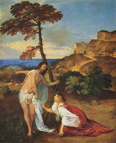 noli me tangere Titian- Christus und Maria Magdalena