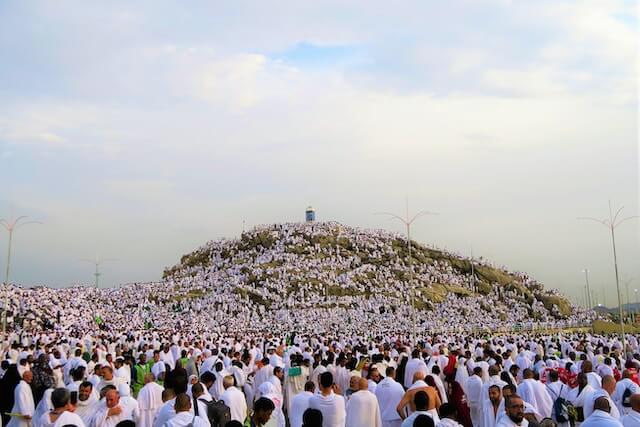 steps of hajj - arafat