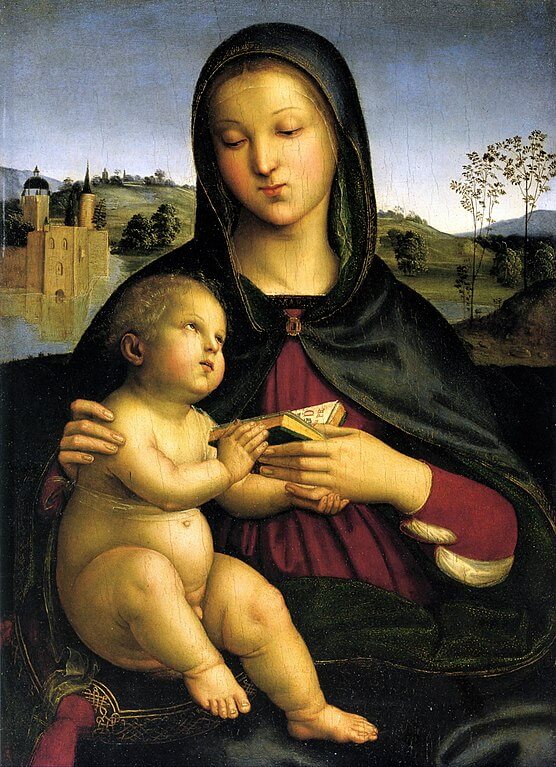 christianity - Raphael: Madonna and Child with the Book