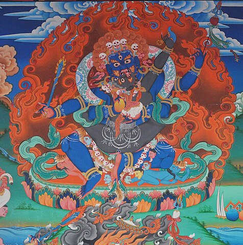 Vajrayana Buddhism: Nagpo Champo with consort