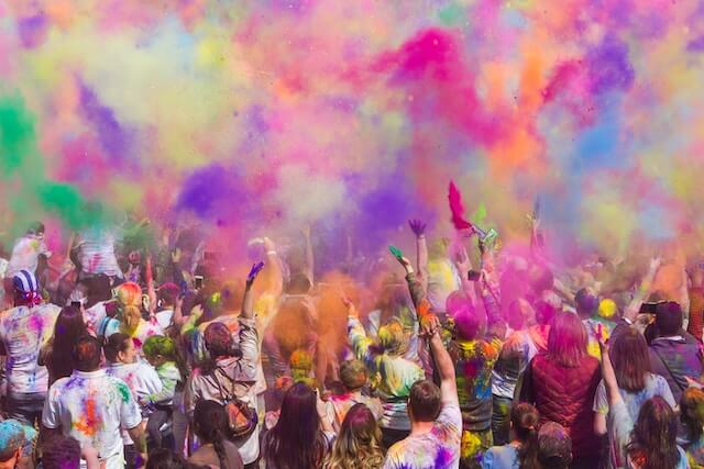 Hindu religion - Holi festival of colors