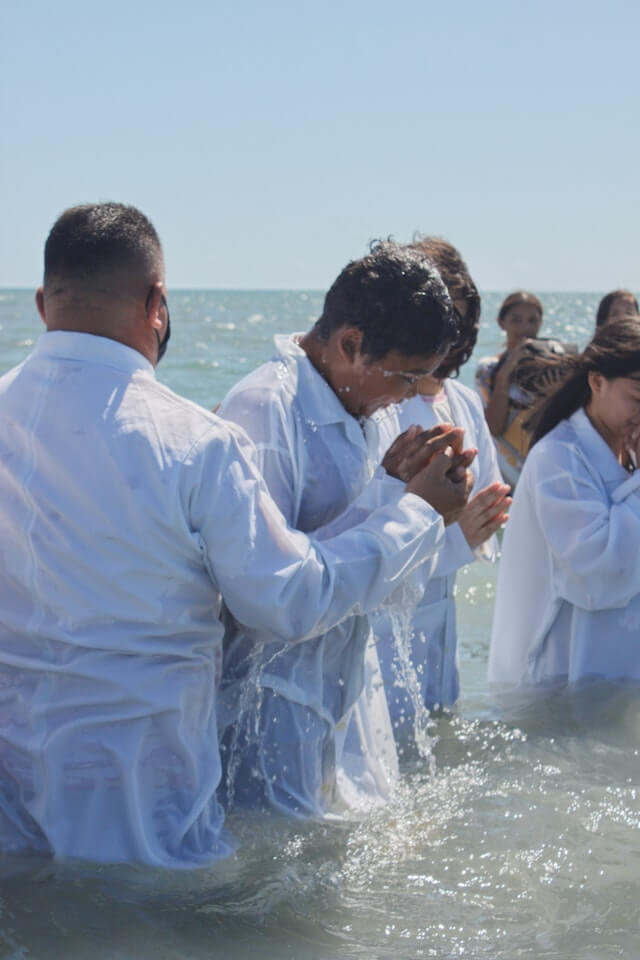 immersion baptism