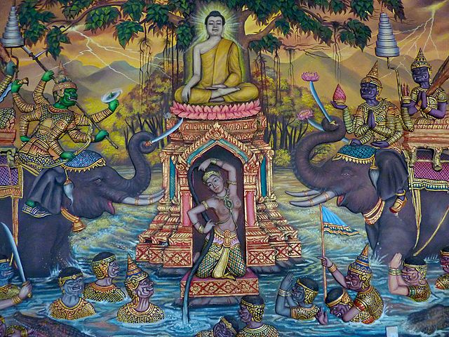 Buddha and Mara: Calling the Earth to witness