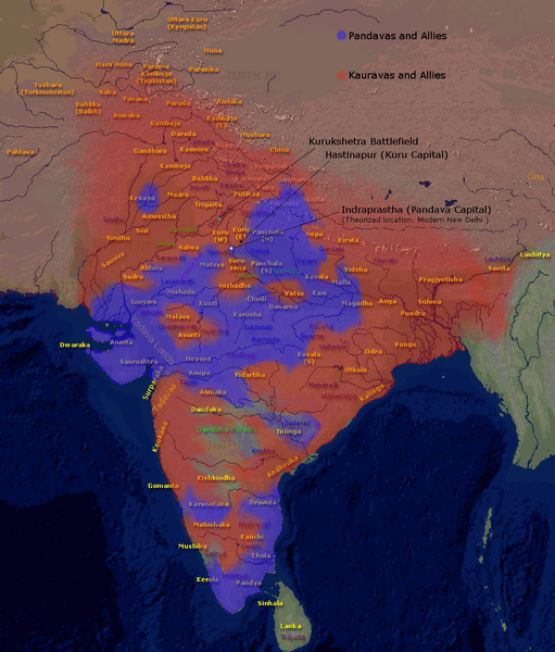 Mahabharata: Pandava and Kaurava allies