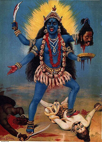 Goddess Parvati as Kali