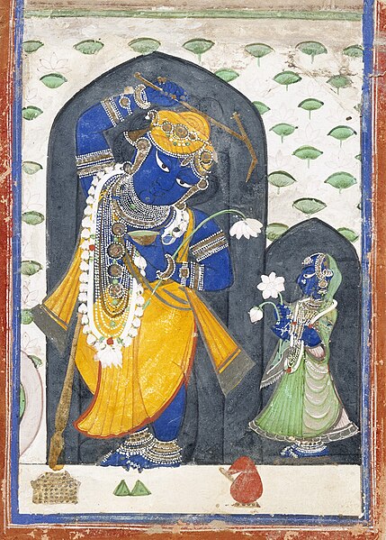 King Kakudmi's daughter Revati with Balarama